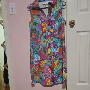 Pappagallo Multicolor Floral Dress